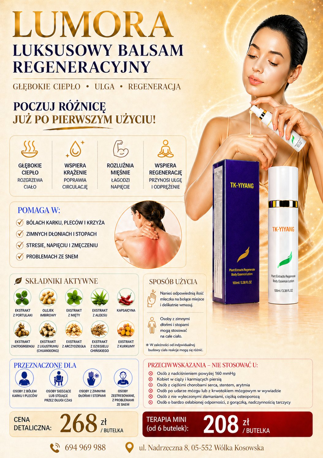 LUMORA VITAL Ziołowy balsam łagodzący